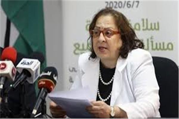  وزيرة الصحة الفلسطينية مي الكيلة