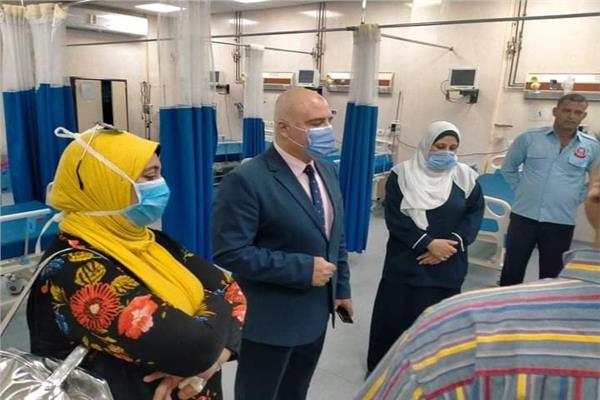  مرور مفاجئ لوكيل "صحة المنوفية" على مستشفى اشمون العام 