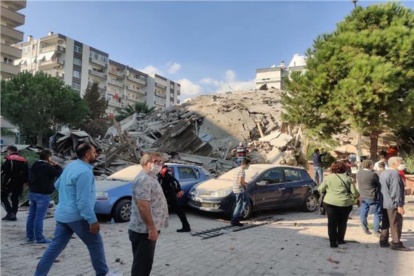 صورة من الدمار الذي خلفه الزلزال