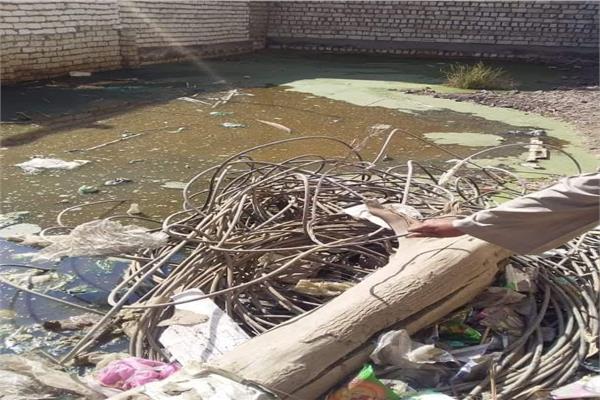 مياه السيول تغلق 3 محطات شرب في المنيا