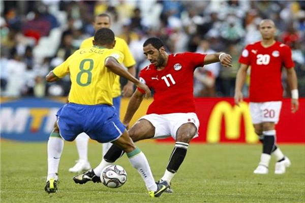 محمد شوقي أمام البرازيل