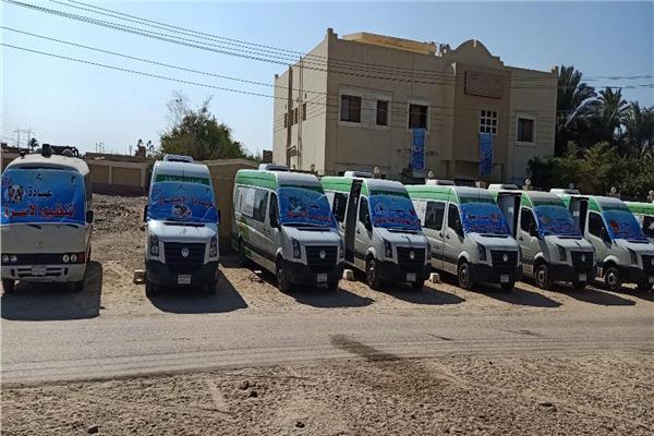 صحة المنيا تنظم قافلة طبية لأهالي قرية الديابة بمركز أبو قرقاص