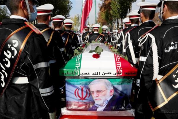 جانب من جنازة العالم النووي الإيراني 