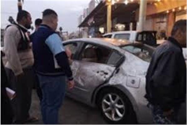 إصابة سائقين في حادث انقلاب سيارة بالمنيا