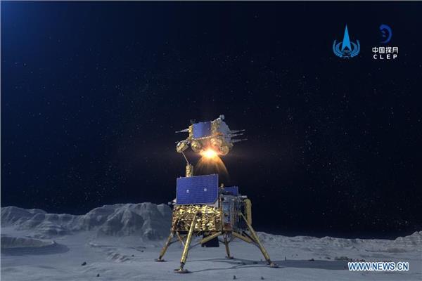 مسبار القمر "تشانغ آه-٥" يجمع عينات على القمر بنجاح