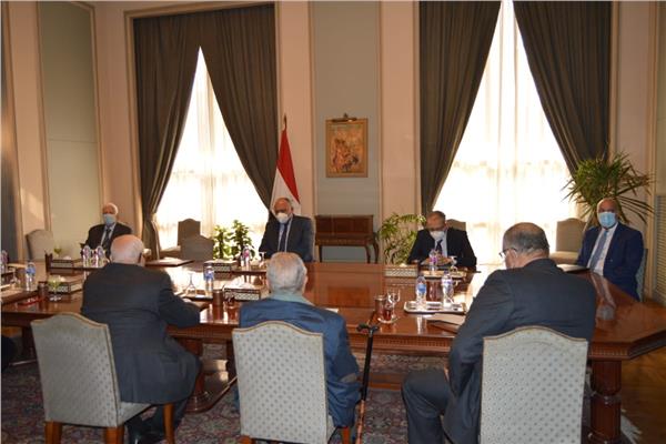 شكرة يستقبل أعضاء المجلس المصري للشئون الخارجية