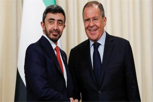  وزير الخارجية والتعاون الدولي الإماراتي ونظيره الروسي