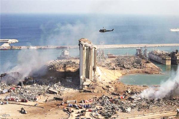 الدمار الذى أحدثه انفجار مرفأ بيروت