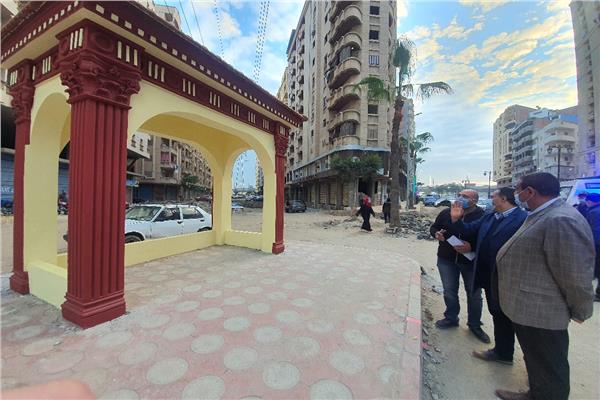 تطوير وتجميل شارع عبد السلام الشاذلي بدمنهور