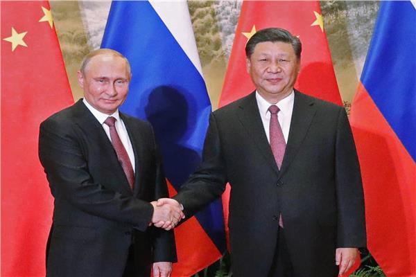  الرئيس الروسي فلاديمير بوتين والرئيس الصيني شي جين بينج 