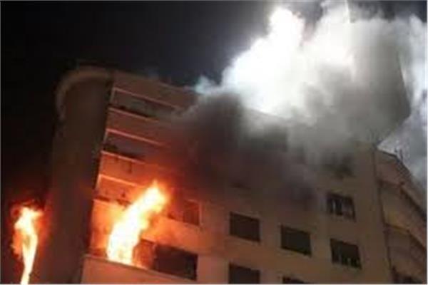 حريق شقة سكنية بالطالبية