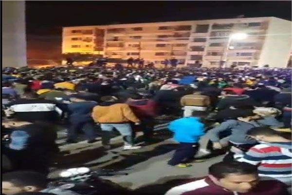 أمن الإسماعيلية يتدخل ويفض مظاهرات جماهير الدراويش