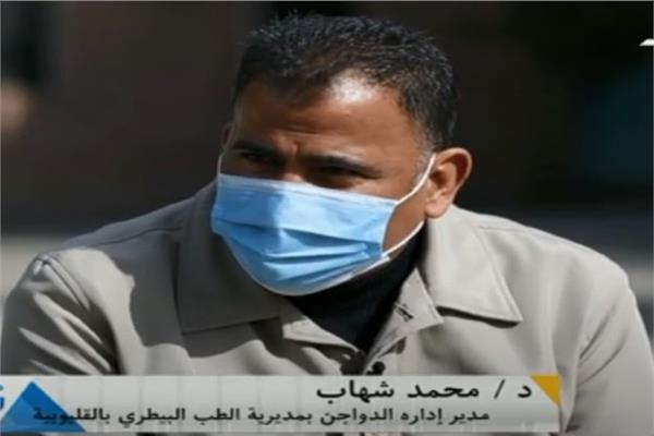 الدكتور محمد شهاب مدير إدارة الدواجن بمديرية الطب البيطري بالقليوبية