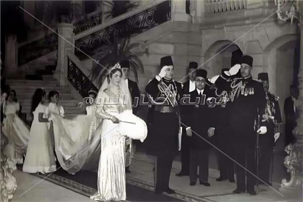 زواج الملك فاروق الأول من الملكة "فريدة "