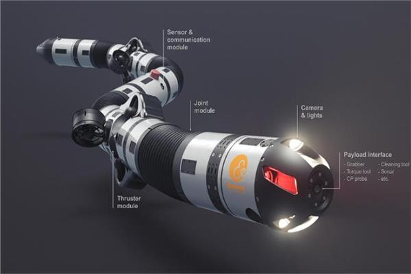 صورة «ثعبان روبوت» لإصلاح خطوط الأنابيب بقاع المحيط