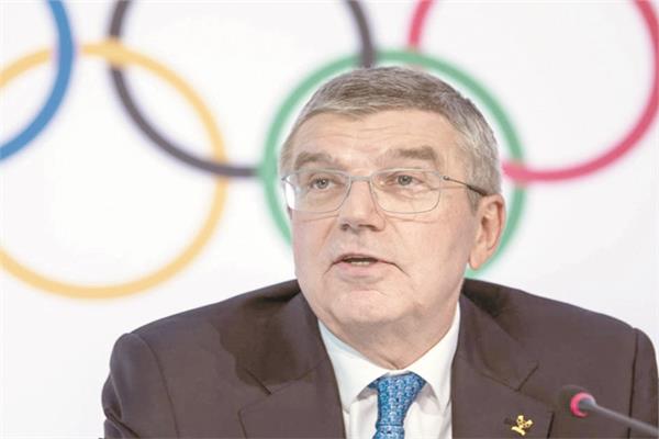  توماس باخ رئيس اللجنة الأولمبية الدولية