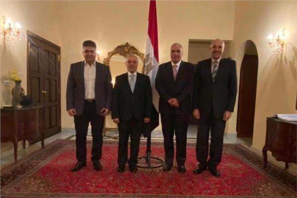 ‏السفير المصري في جيبوتي يستقبل رئيس جامعة طنطا 