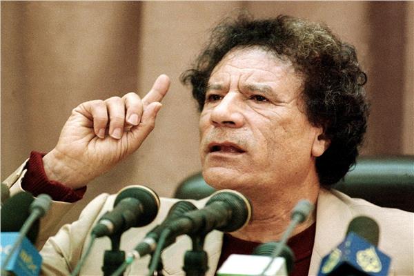  القائد الليبي معمر القذافي 