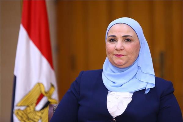 وزيرة التضامن نفين القباح 