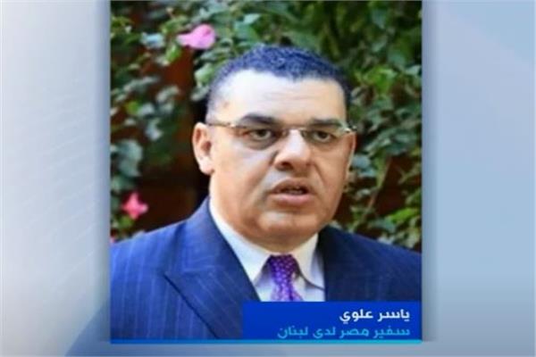 ياسر علوي سفير مصر لدى بيروت