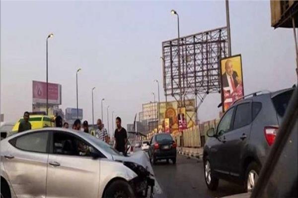 حادث تصادم بطريق القاهرة السويس 