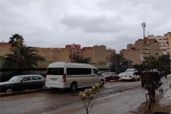 أمطار وسقيع تضرب محافظة الجيزة
