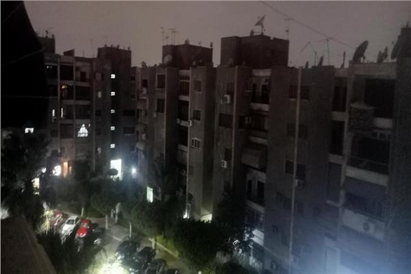 سقوط أمطار غزيرة على القاهرة