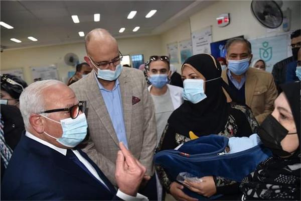 محافظ بورسعيد يطلق الحملة القومية للتطعيم ضد شلل الأطفال  