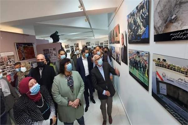 وزيرة الثقافة ومحافظ بورسعيد  يتفقدان متحف النصر للفنون التشكيلية