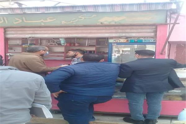 رفع 37 حالة إشغال طريق وتحرير محاضر للمخالفين بالمنيا
