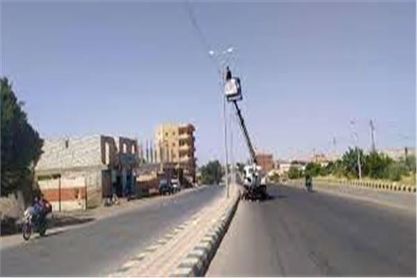 حملات إنارة واشغال طريق في الهرم وأوسييم والواحات