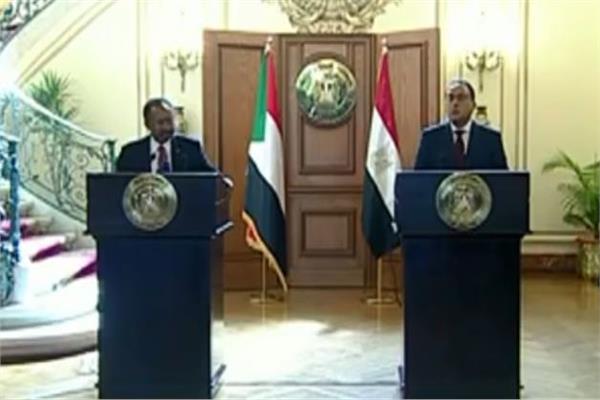 مؤتمر صحفي مشترك لرئيس مجلس الوزراء ونظيره السوداني 