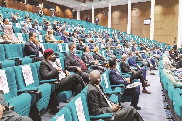 جلسة مجلس النواب الليبى فى سرت 