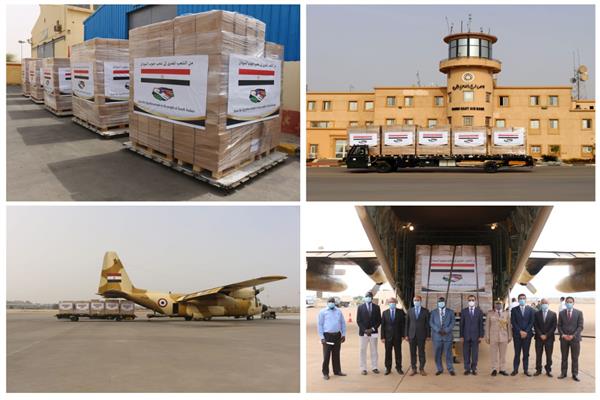 وصول المساعدات الطبية المصرية للأشقاء في جنوب السودان واليمن