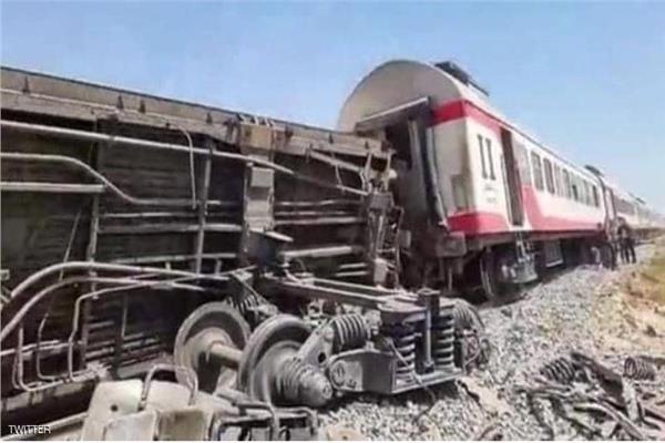 حادث قطاري طهطا بسوهاج