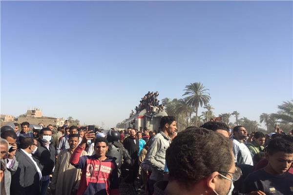 حادث قطار محافظة سوهاج