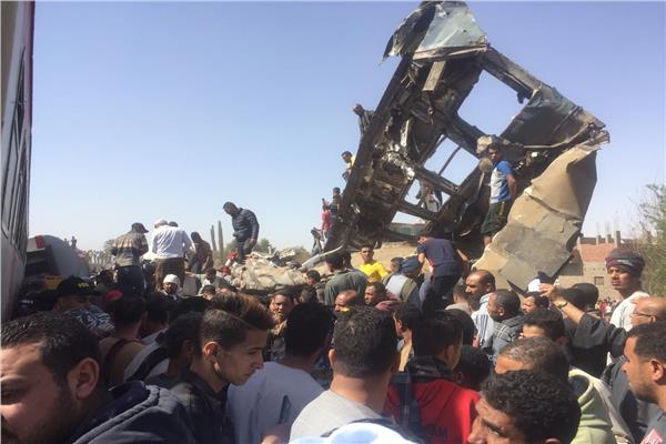 حادث قطار محافظة سوهاج