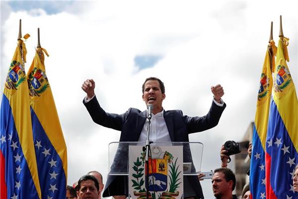  زعيم المعارضة في فنزويلا خوان جوايدو