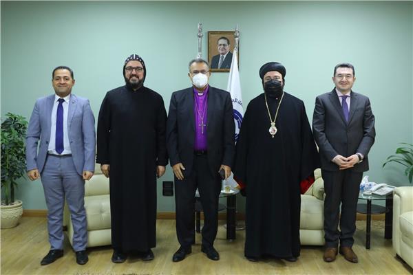 رئيس الإنجيلية يستقبل النائب البطريركي للسريان