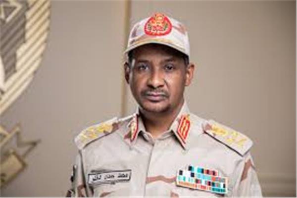 النائب الأول لرئيس مجلس السيادة السوداني الفريق أول محمد حمدان دقلو