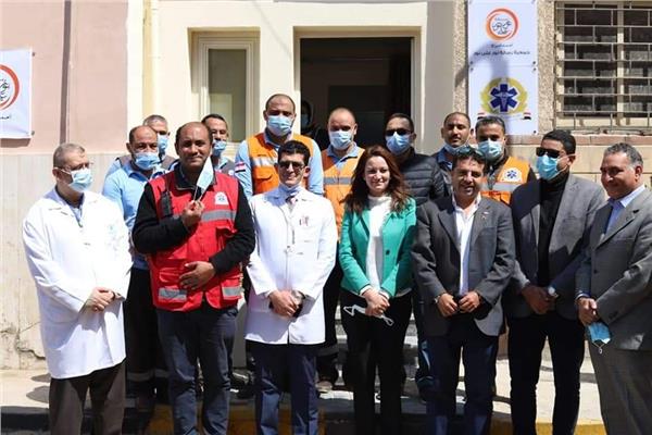 افتتاح وحدة إسعاف مستشفى أم المصريين