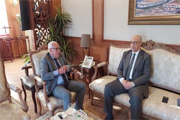 محافظ بورسعيد يستقبل مدير أمن بورسعيد