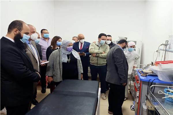 مساعد وزير الصحة يتفقد مستشفى بني سويف التخصصي