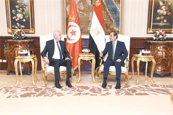 الرئيس السيسي و الرئيس التونسي قيس سعيد... وعلاقات جديدة بين البلدين