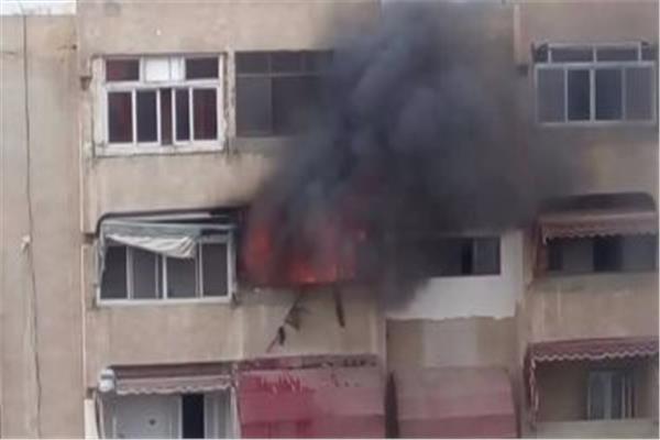 السيطرة على حريق شقة سكنية بامبابة