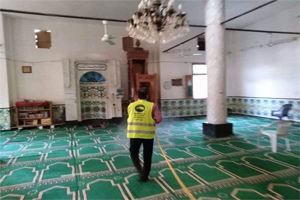  تطهير وتعقيم المساجد