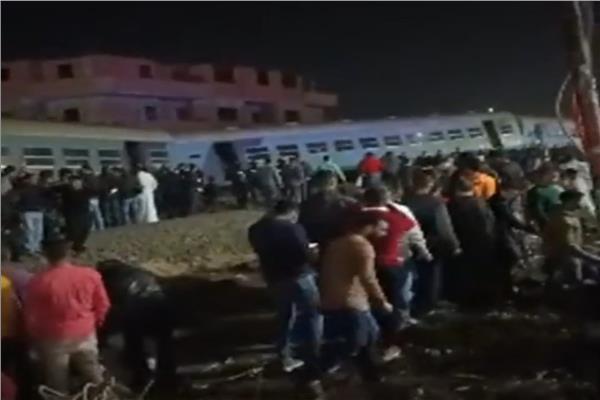  حادث قطار منيا القمح