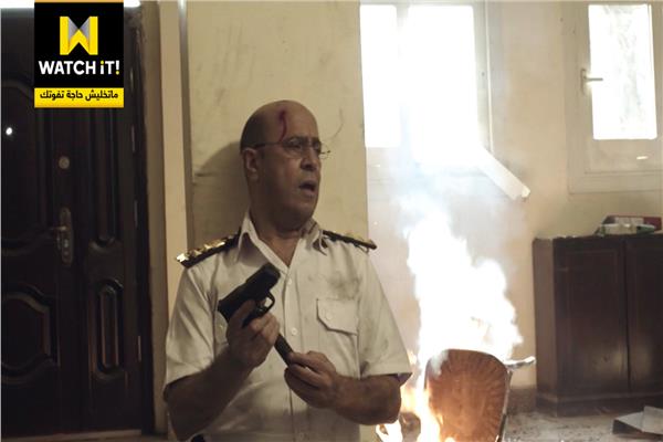 الفنان أشرف عبدالباقي خلال أحد مشاهد «الاختيار2»