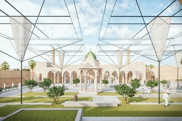  تصميمات الفريق المصرى لإعادة إحياء «جامع النورى»