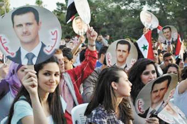  بشار الأسد الذى قدم أوراق ترشحه لخوض الانتخابات الرئاسية  